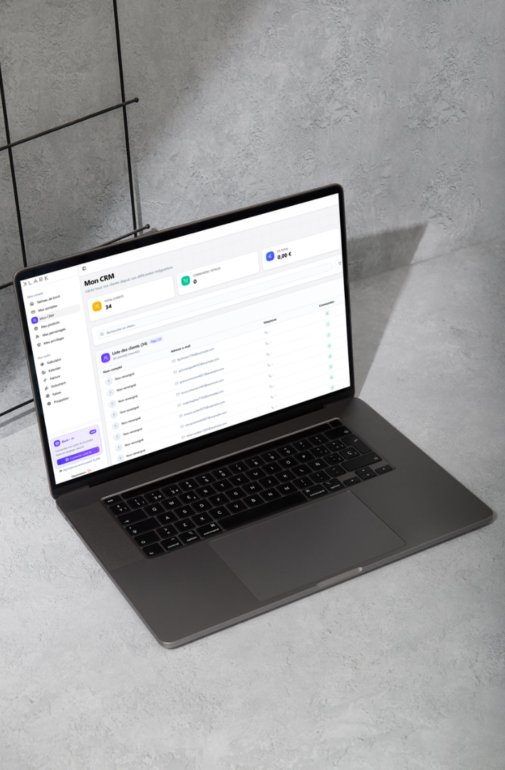 CRM intelligent — dashboard relation client