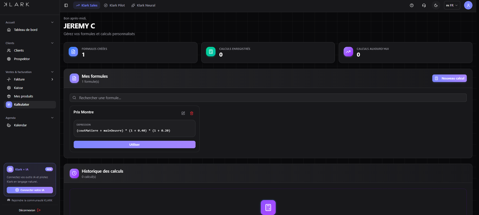 Kalkulator screenshot